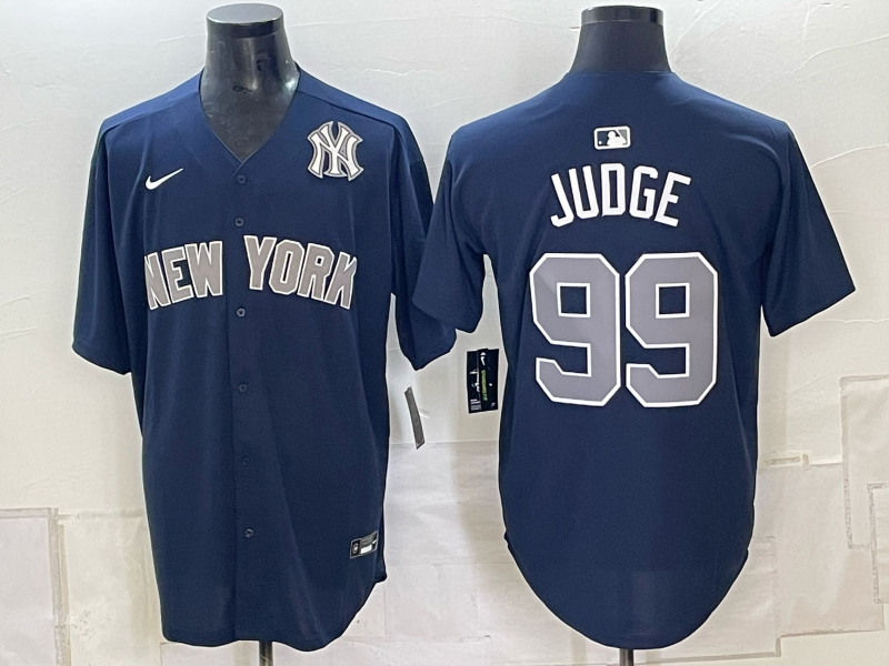 Men 2026 New York Yankees #99 Judge blue Nike MLB Jersey 0918032
